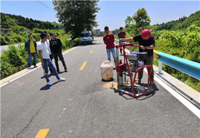 路面现场取芯